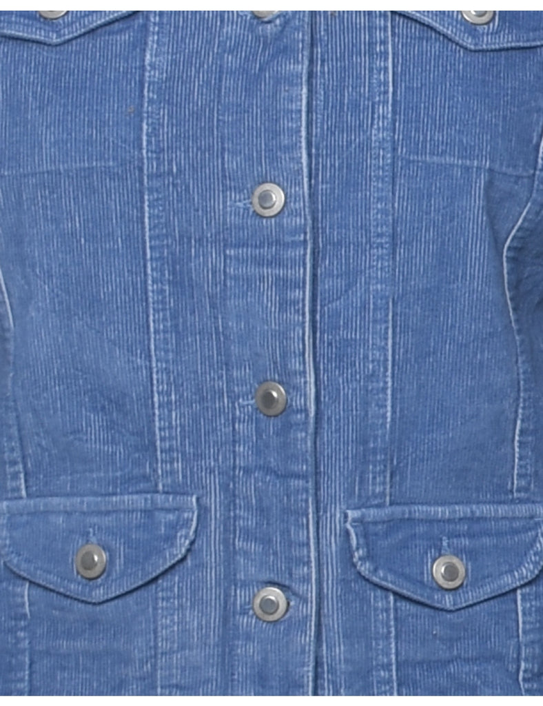 Corduroy Light Blue Jacket - S