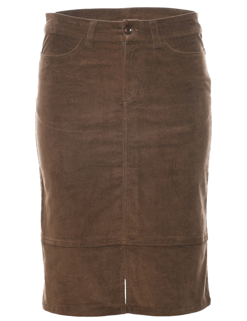 Corduroy Pencil Skirt - XS