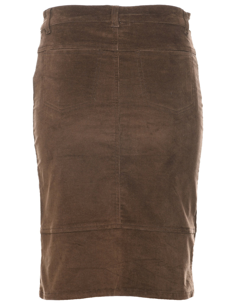 Corduroy Pencil Skirt - XS