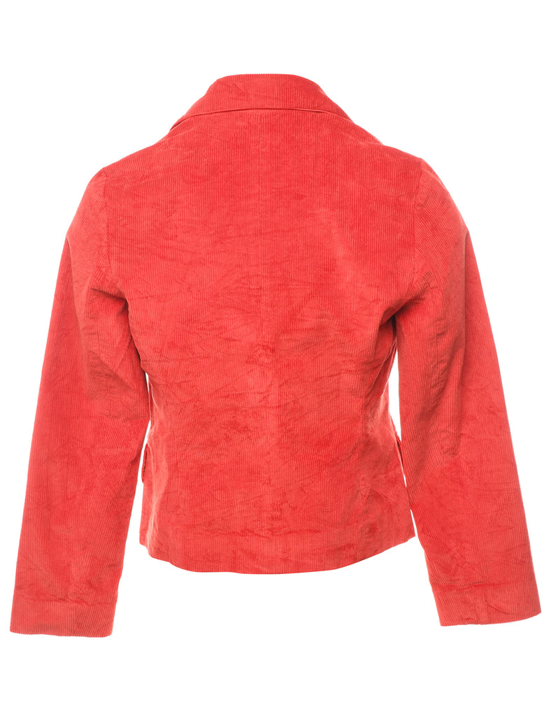 Corduroy Red Blazer - M