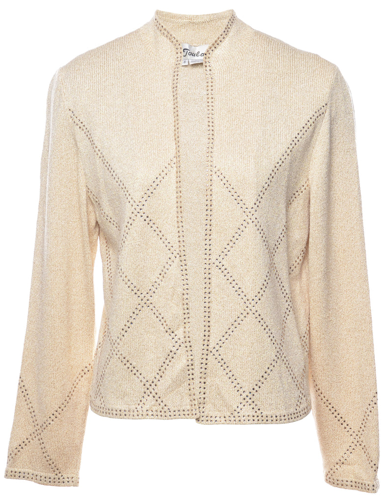 Cream Cardigan - M