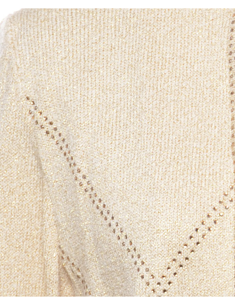 Cream Cardigan - M