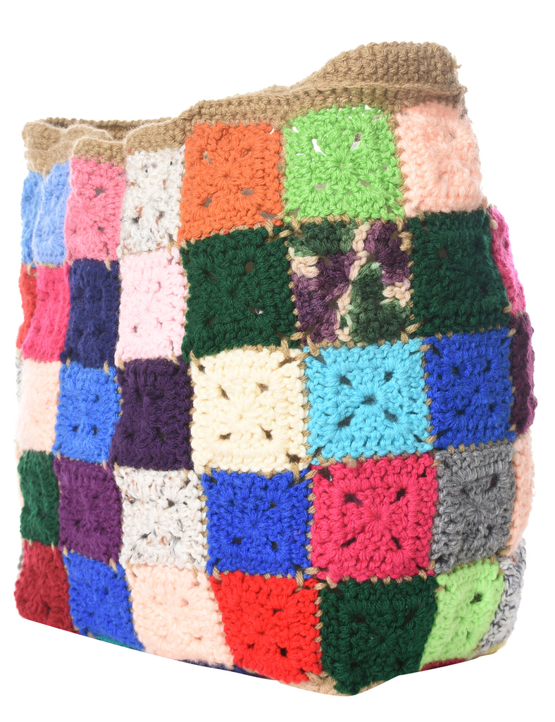 Crochet Basket Bag - M