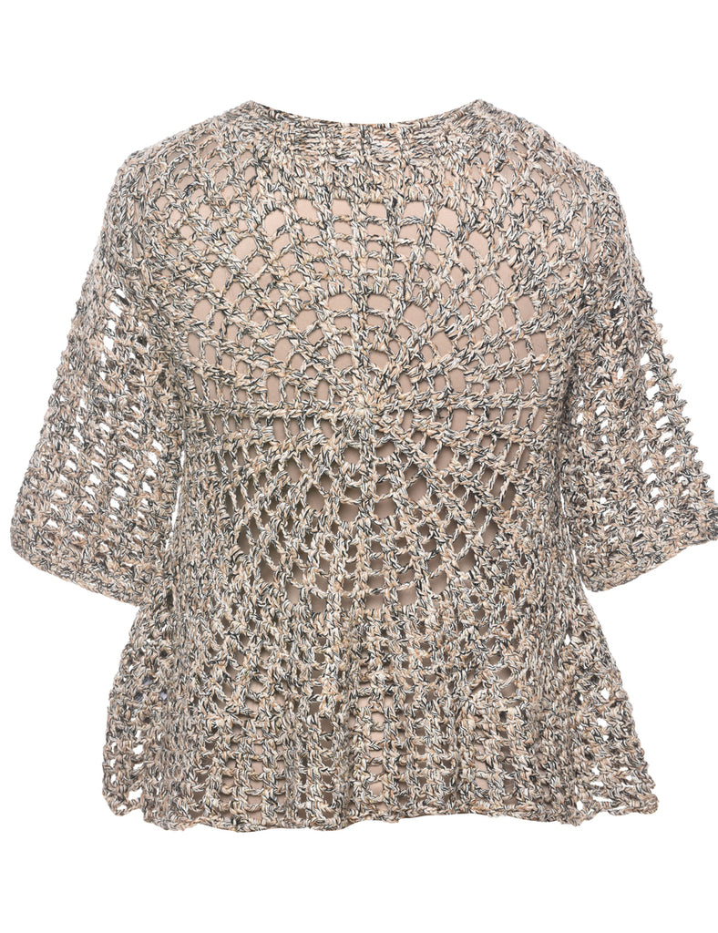 Crochet Cardigan - S
