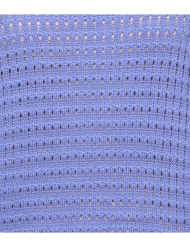 Crochet Lilac Jumper - L