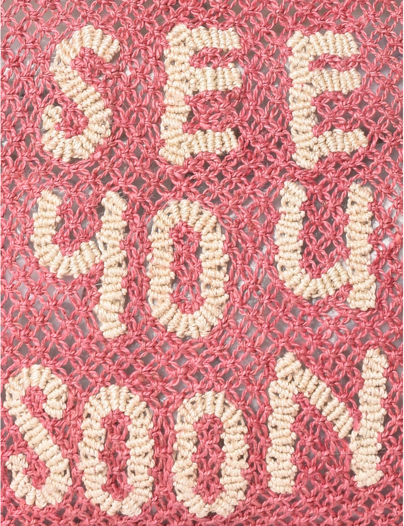 Crochet See You Soon Tote Bag - M