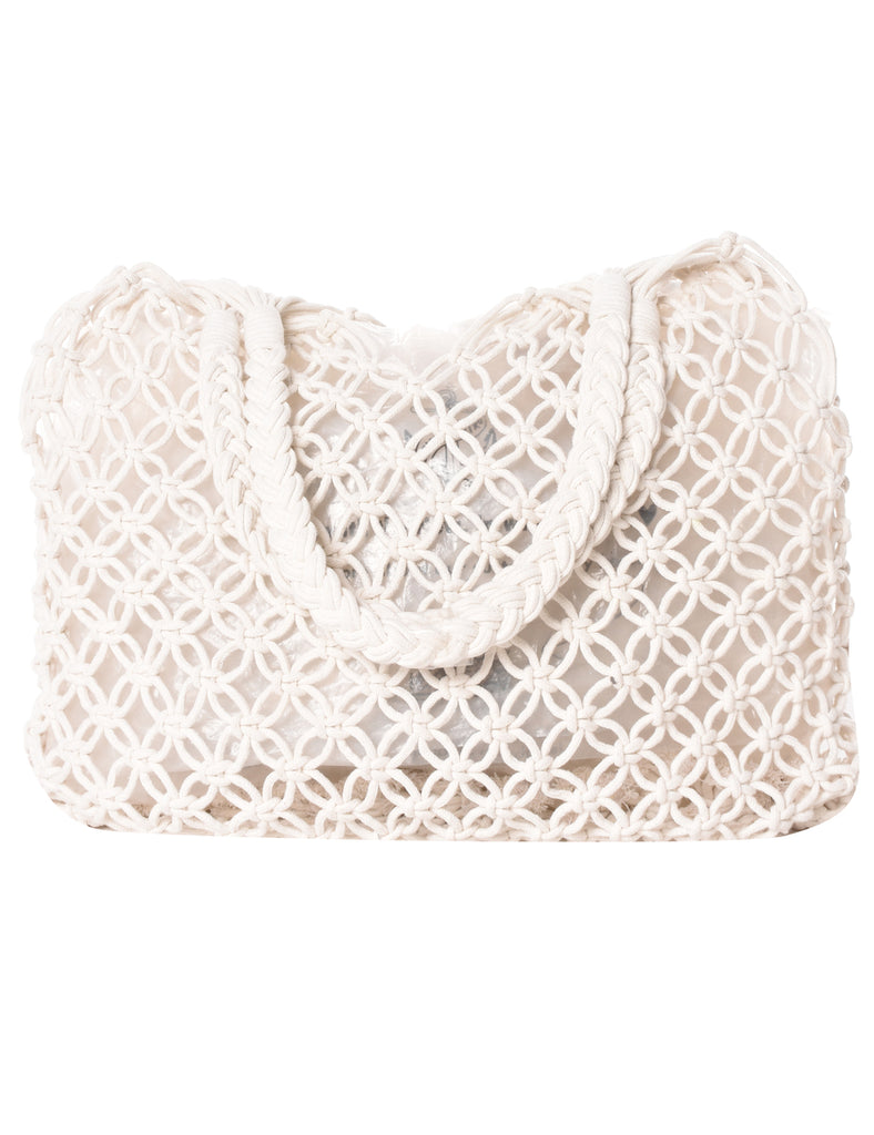 Crochet Tote Bag - M