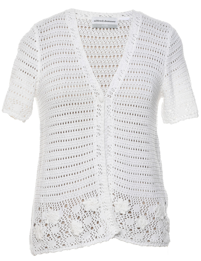 Crochet Vintage Cardigan - M