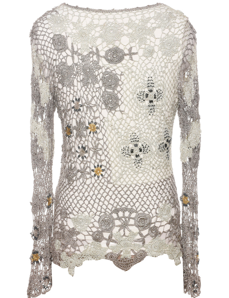 Crochet Y2K Jumper - M