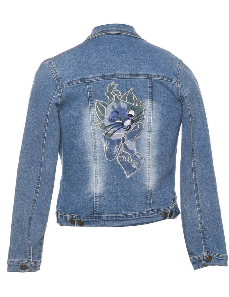 Cropped Denim Jacket - S