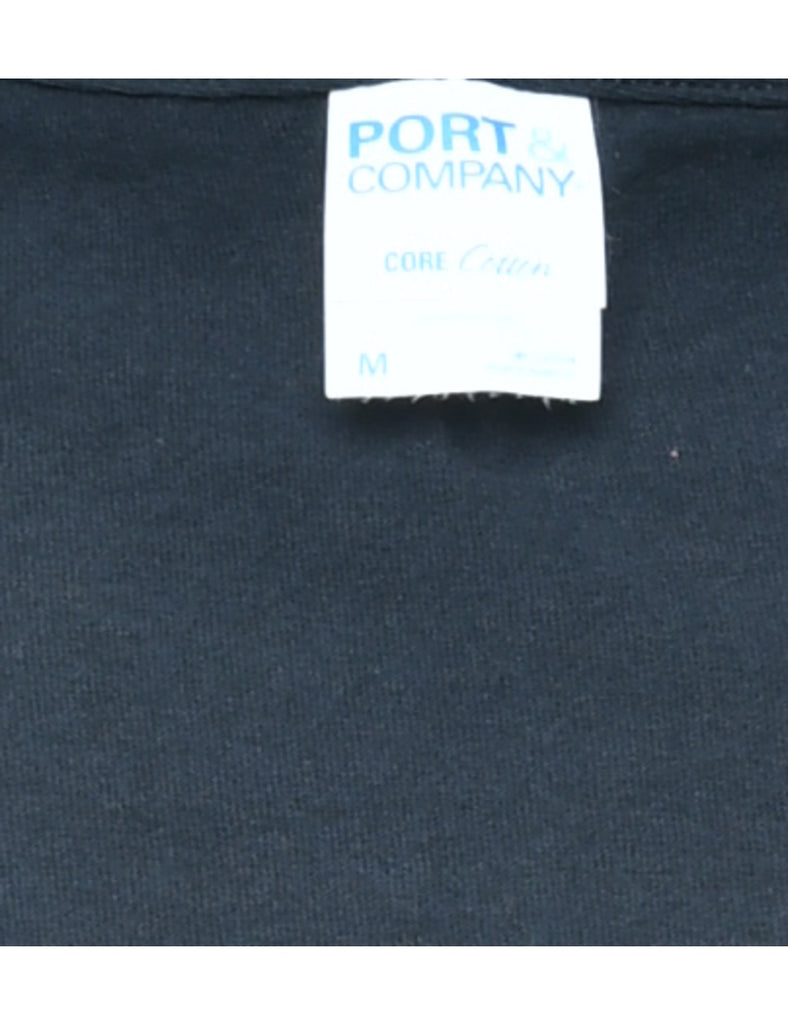 Cropped Printed T-shirt - M