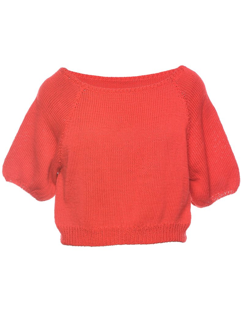 Cropped Red Jumper - L