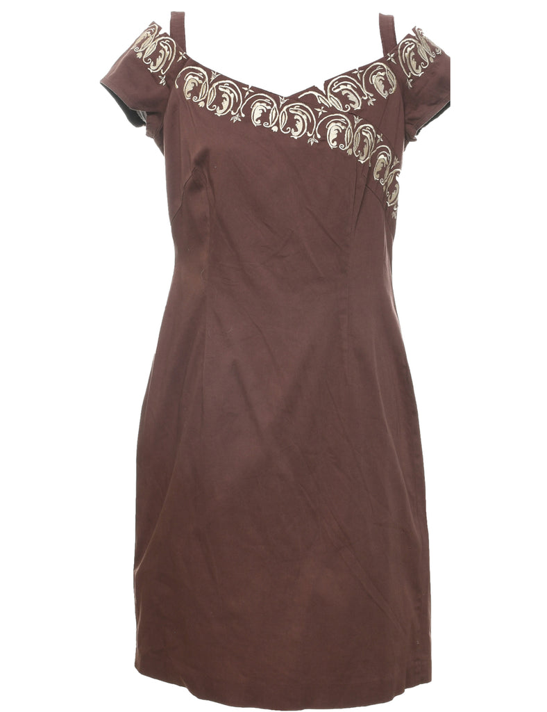 Dark Brown Dress - M