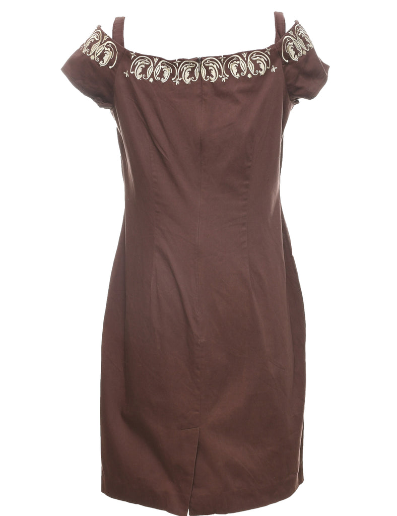 Dark Brown Dress - M