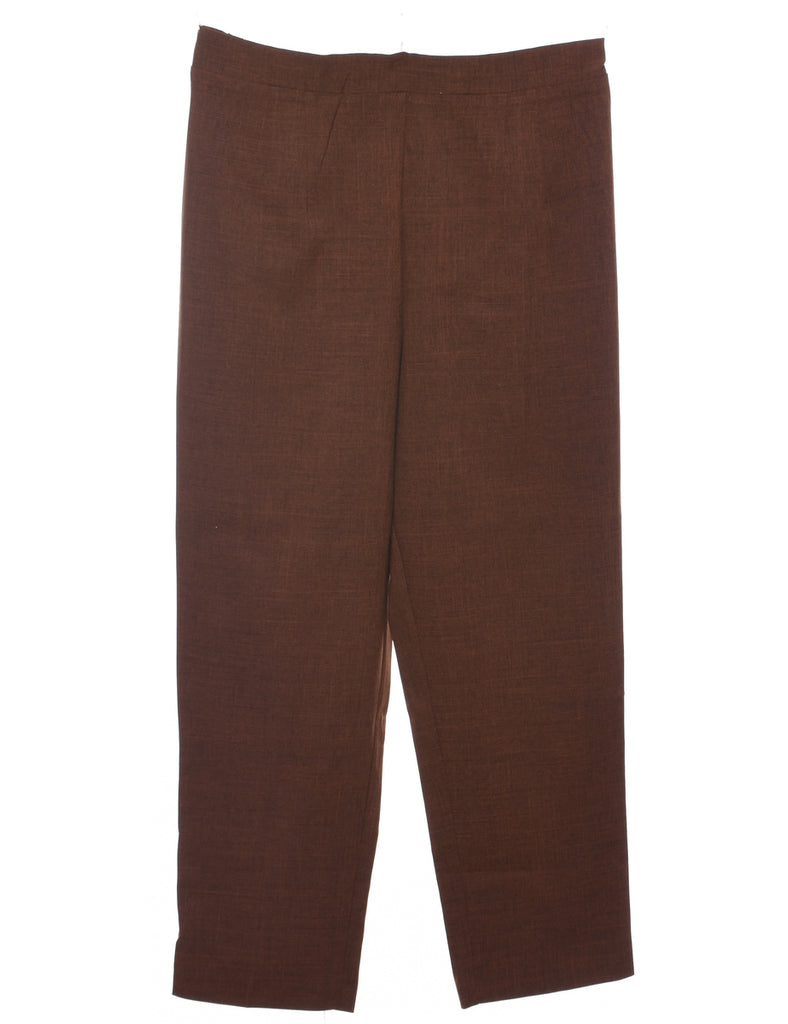 Dark Brown Trousers - W33 L27