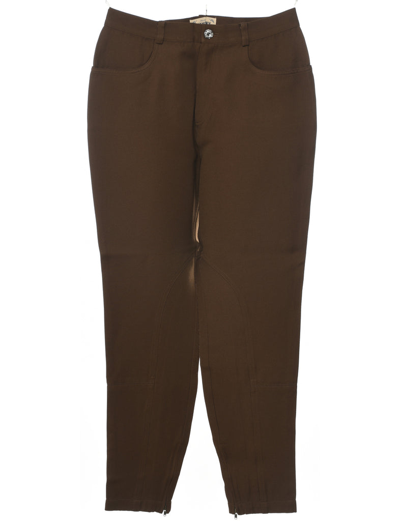 Dark Brown Trousers - W29 L29