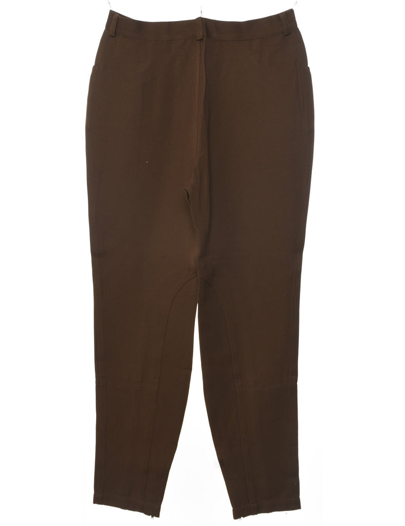 Dark Brown Trousers - W29 L29
