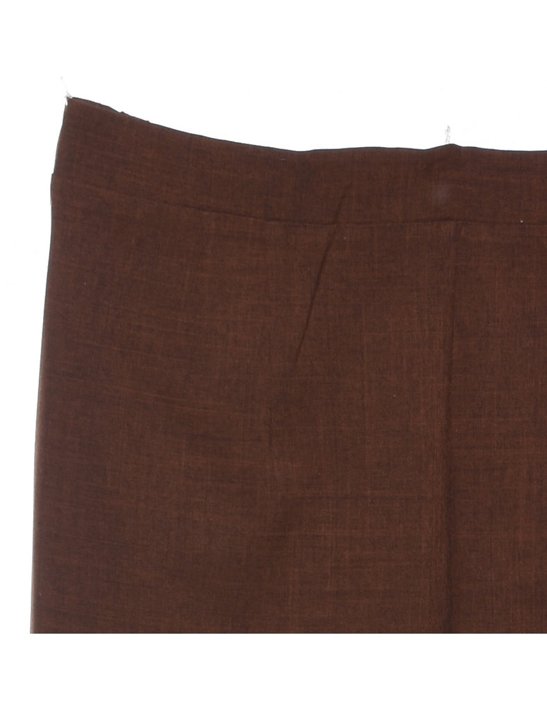 Dark Brown Trousers - W33 L27