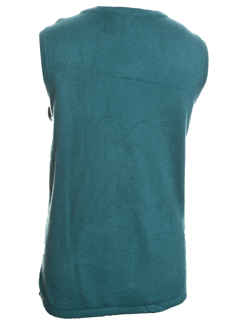 Dark Green Christmas Sweatshirt - L