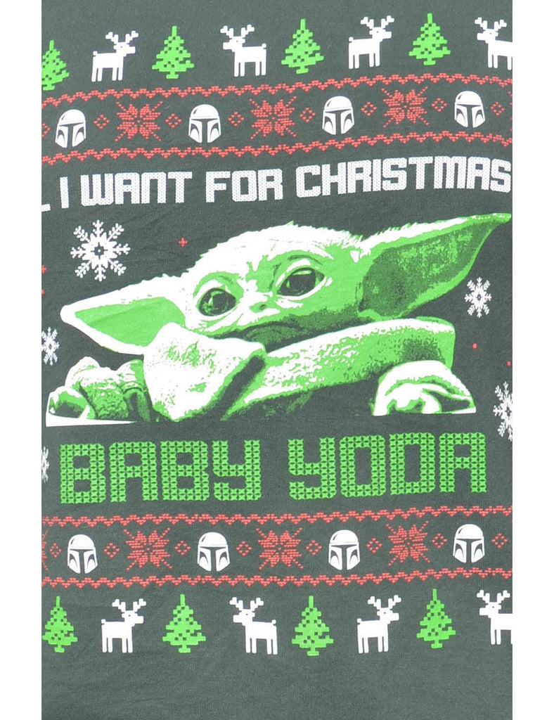 Dark Green Christmas Sweatshirt - S