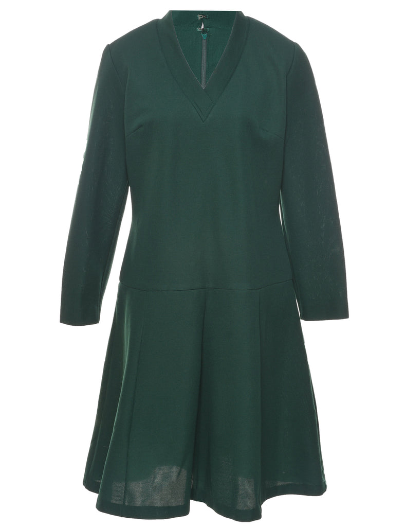 Dark Green Dress - L