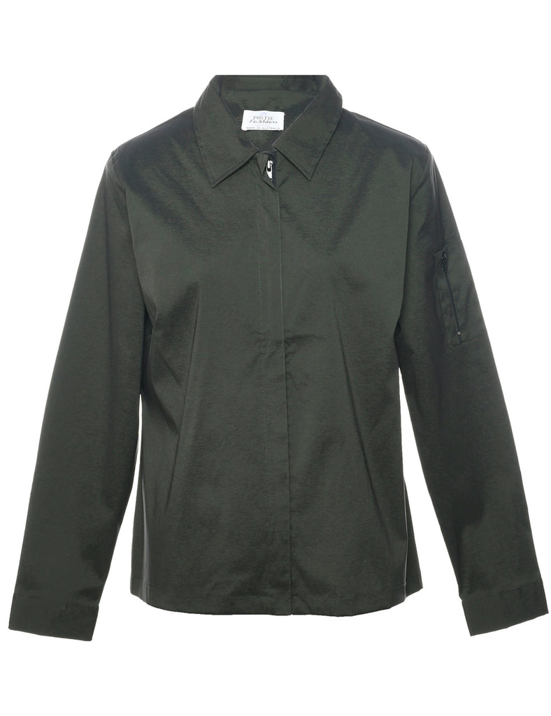 Dark Green Evening Jacket - M