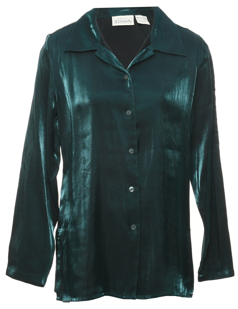 Dark Green Evening Shirt - M