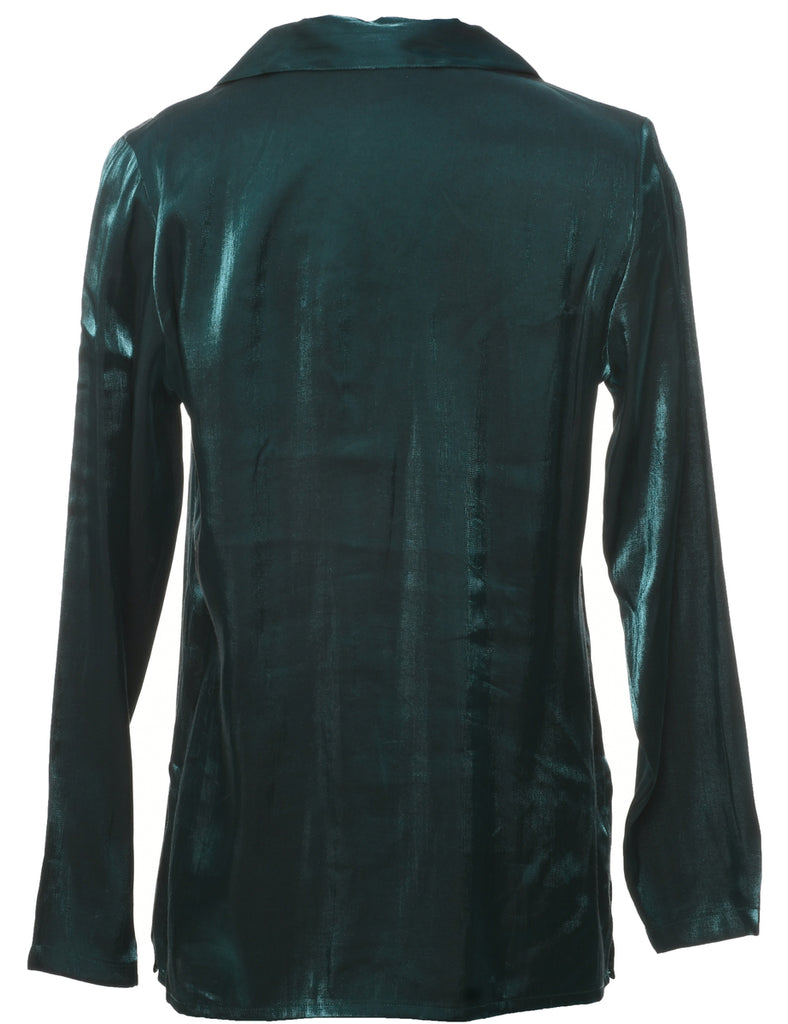 Dark Green Evening Shirt - M