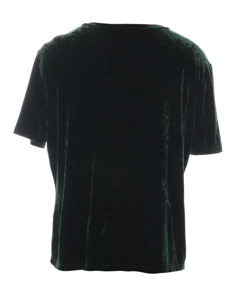 Dark Green Evening Top - XL