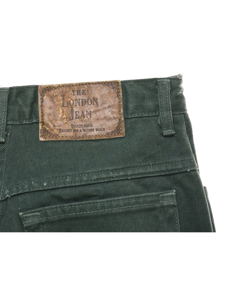 Dark Green Tapered Jeans - W26 L31