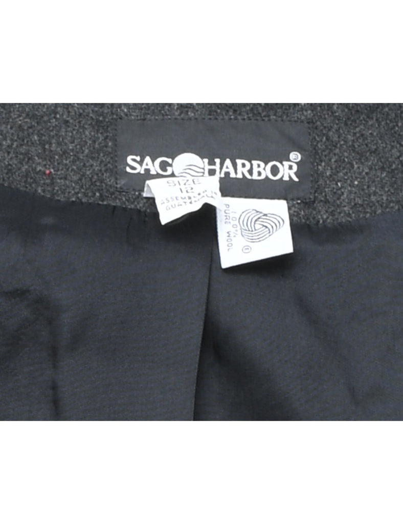 Dark Grey Blazer - L