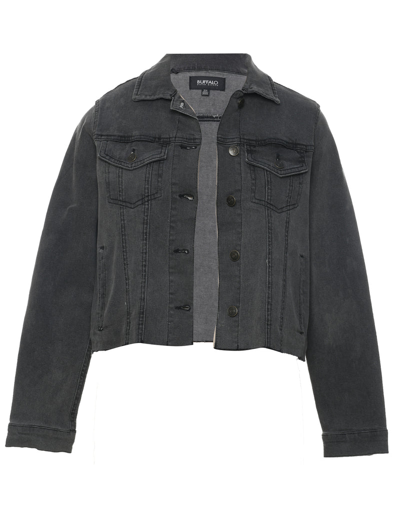 Dark Grey Denim Jacket - M