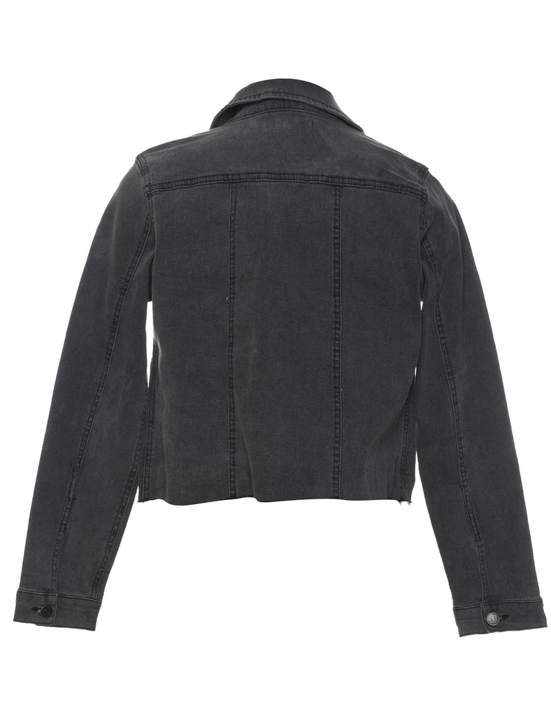 Dark Grey Denim Jacket - M