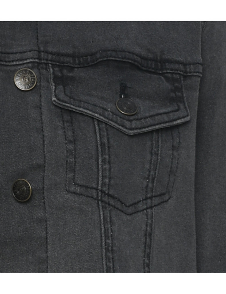 Dark Grey Denim Jacket - M