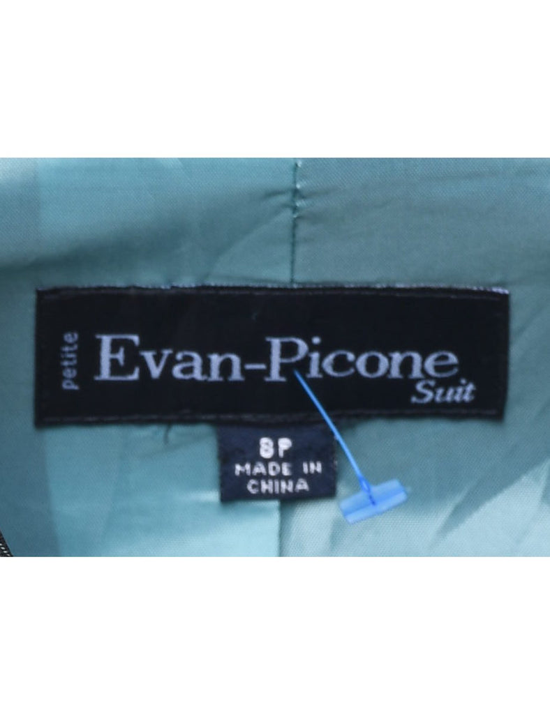 Dark Grey Striped Blazer - M