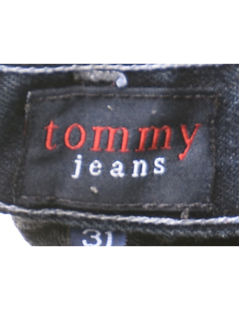 Dark Wash 1990s Tommy Hilfiger Flared Cargo Jeans - W32 L30