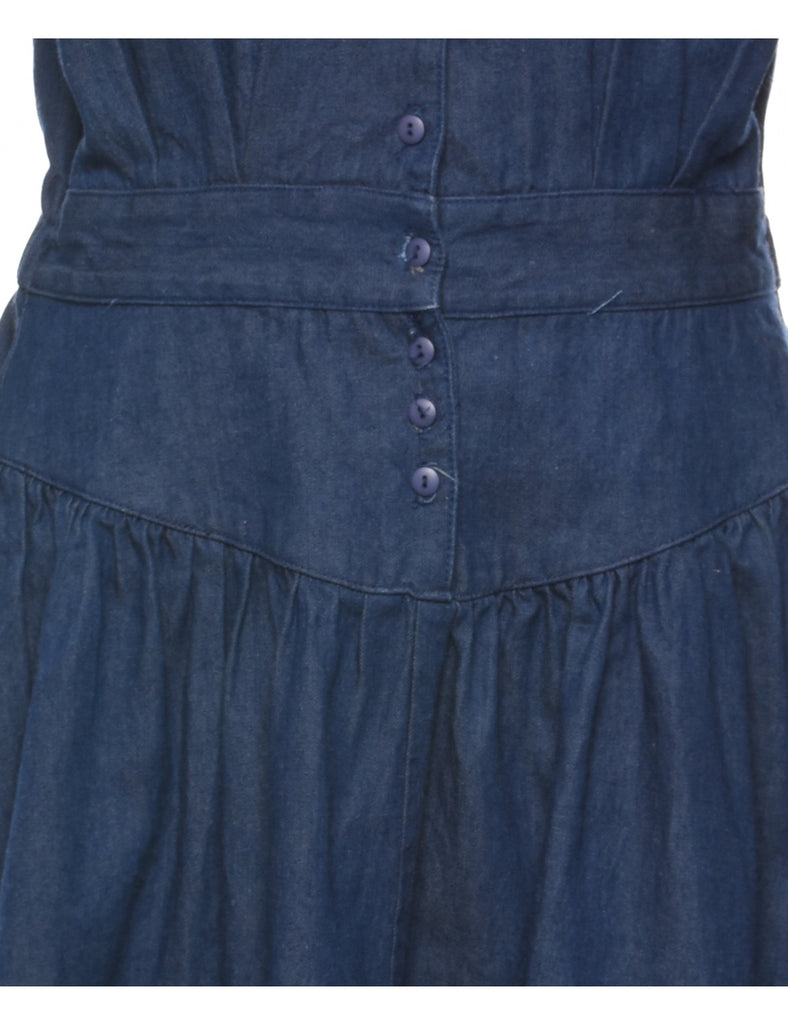 Dark Wash Denim Dress - M