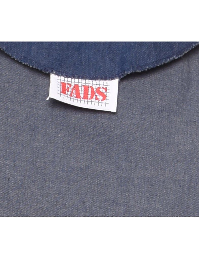 Dark Wash Denim Dress - M