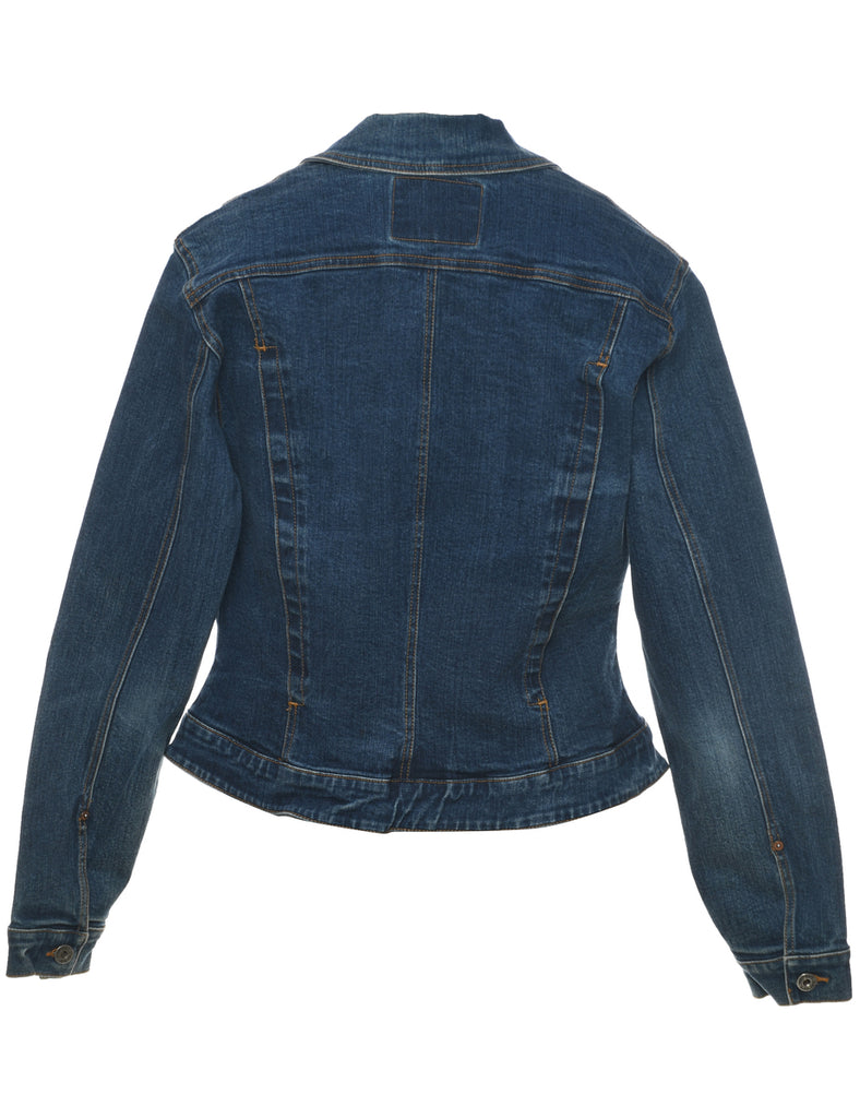 Dark Wash Denim Jacket - L