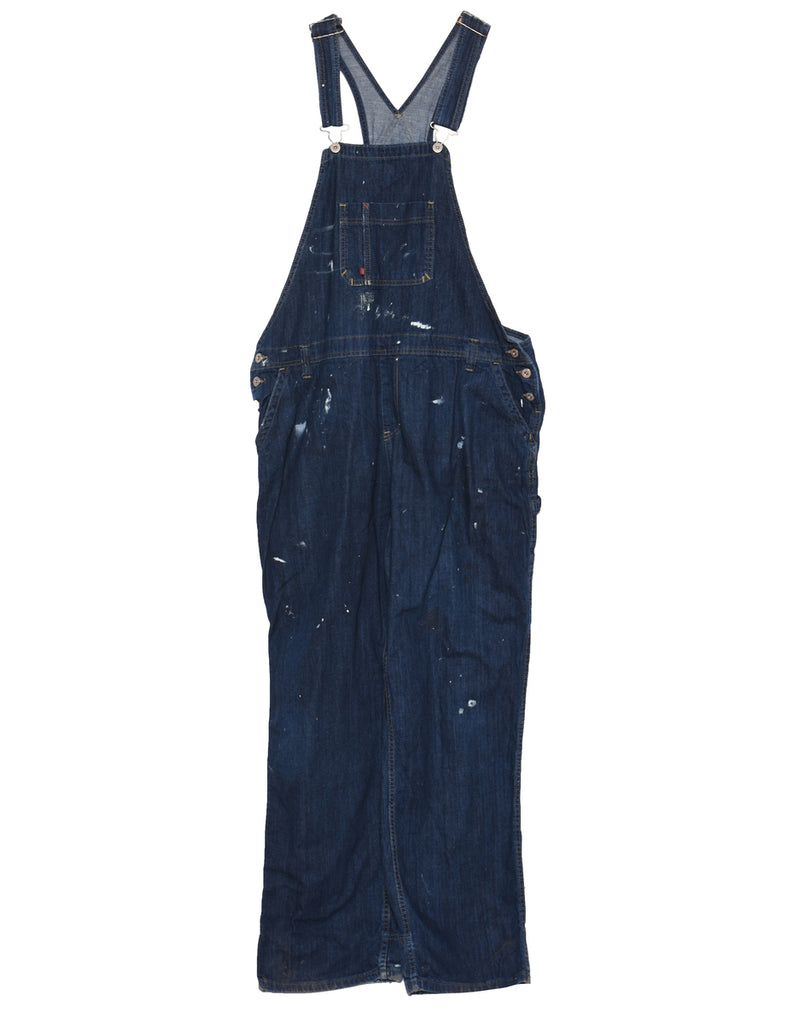 Dark Wash Dickies Workwear Dungarees - W44 L32