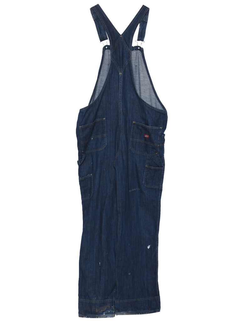 Dark Wash Dickies Workwear Dungarees - W44 L32