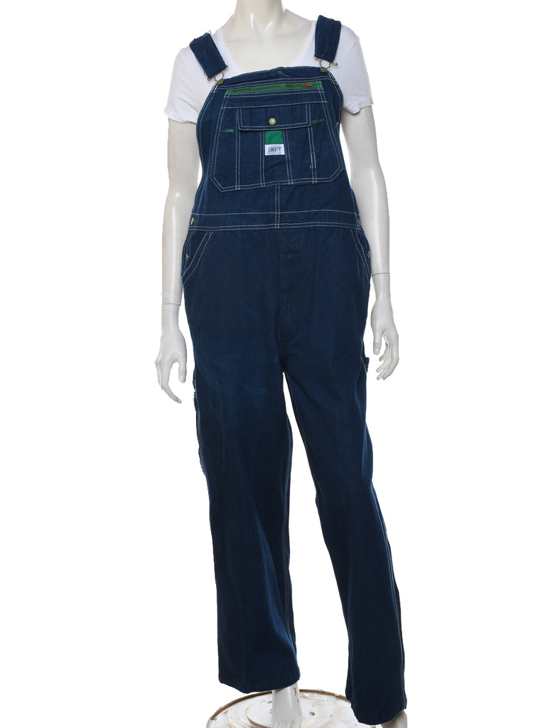 Dark Wash Dungarees - W40 L29