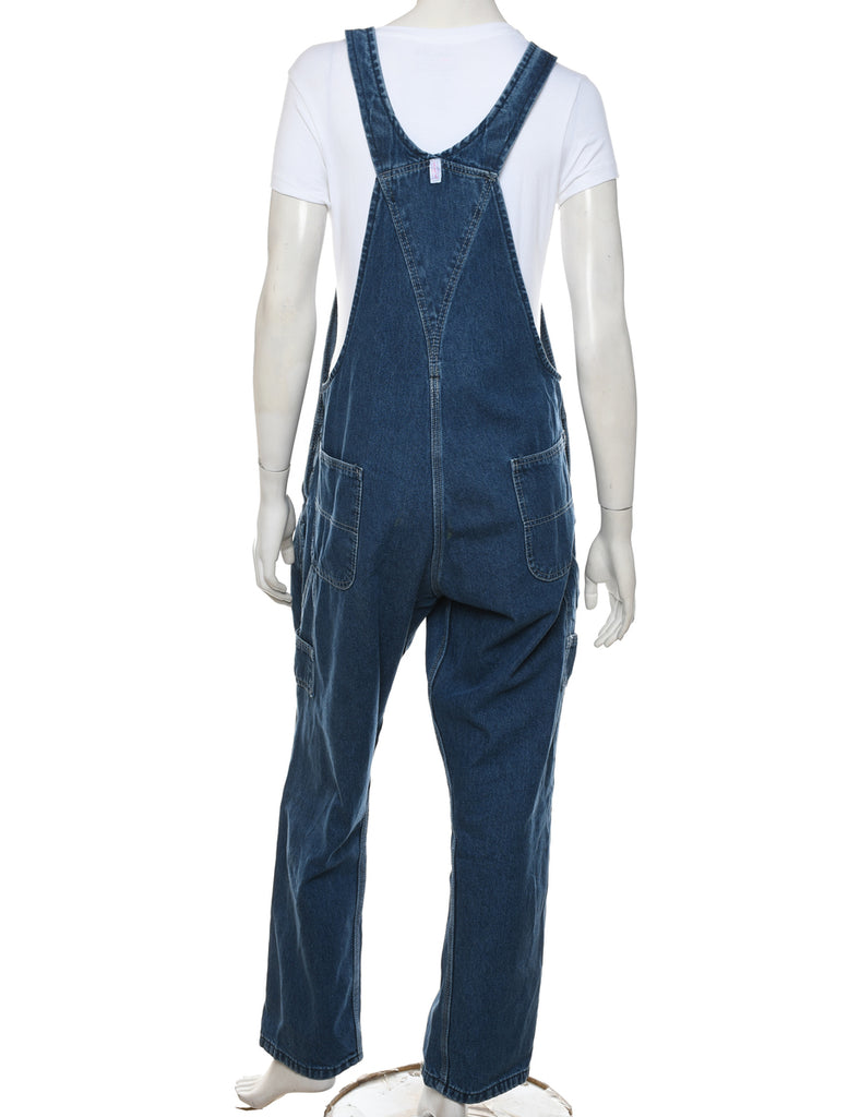 Dark Wash Pinafore Dungarees - W38 L29