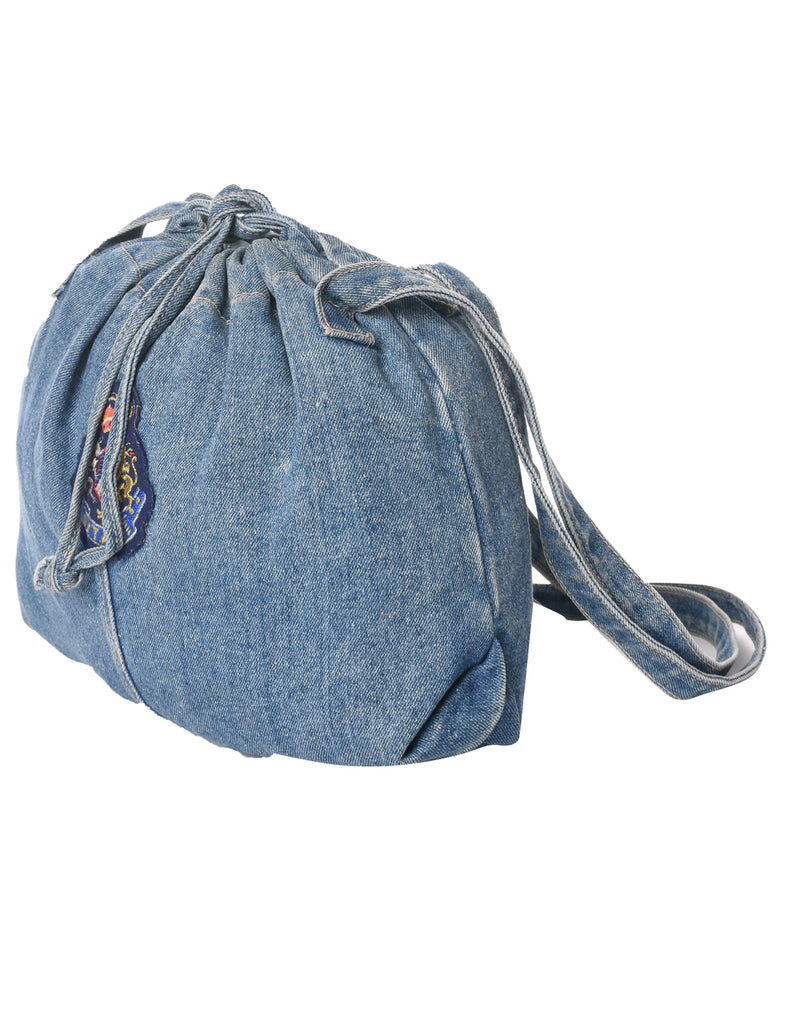 Denim Hobo Bag - S