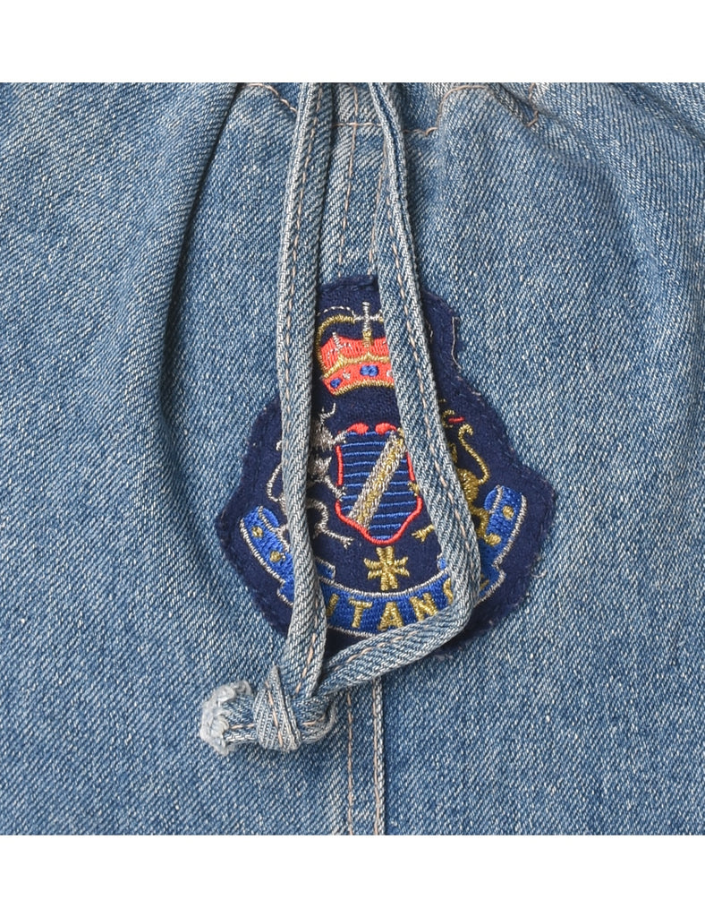Denim Hobo Bag - S