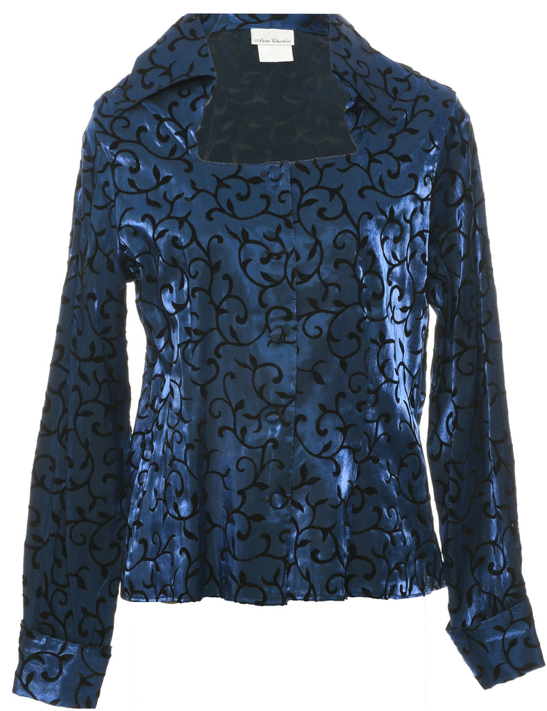 Devore Design Evening Blouse - L