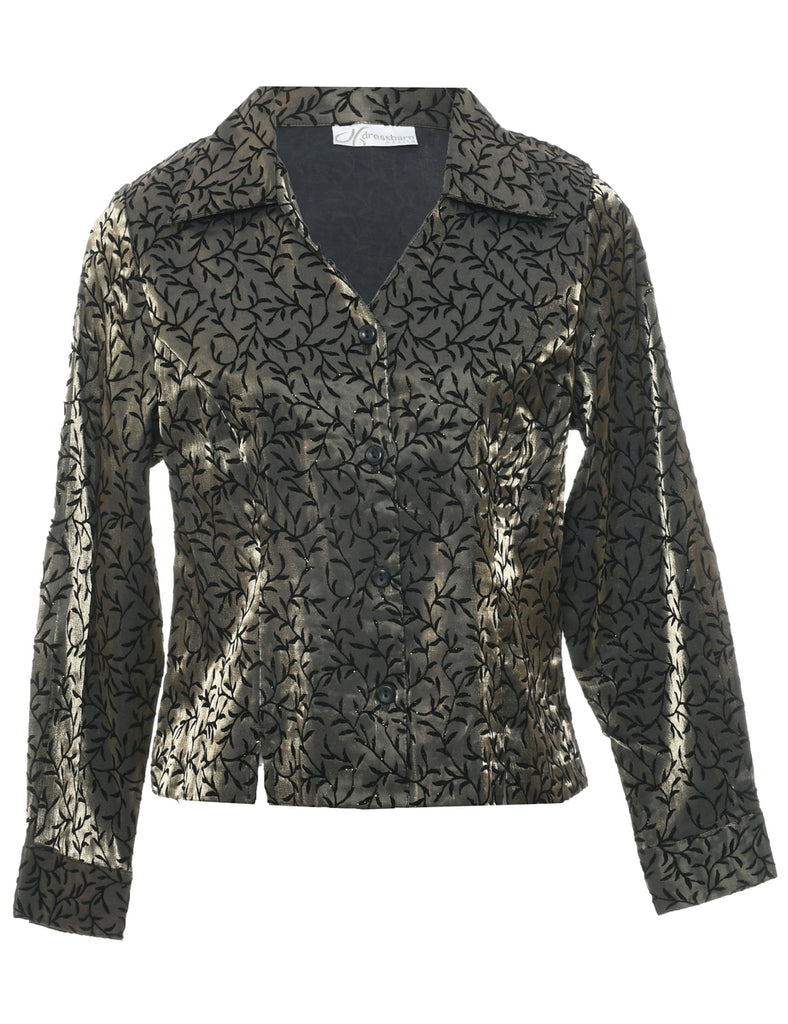 Devore Design Evening Blouse - M