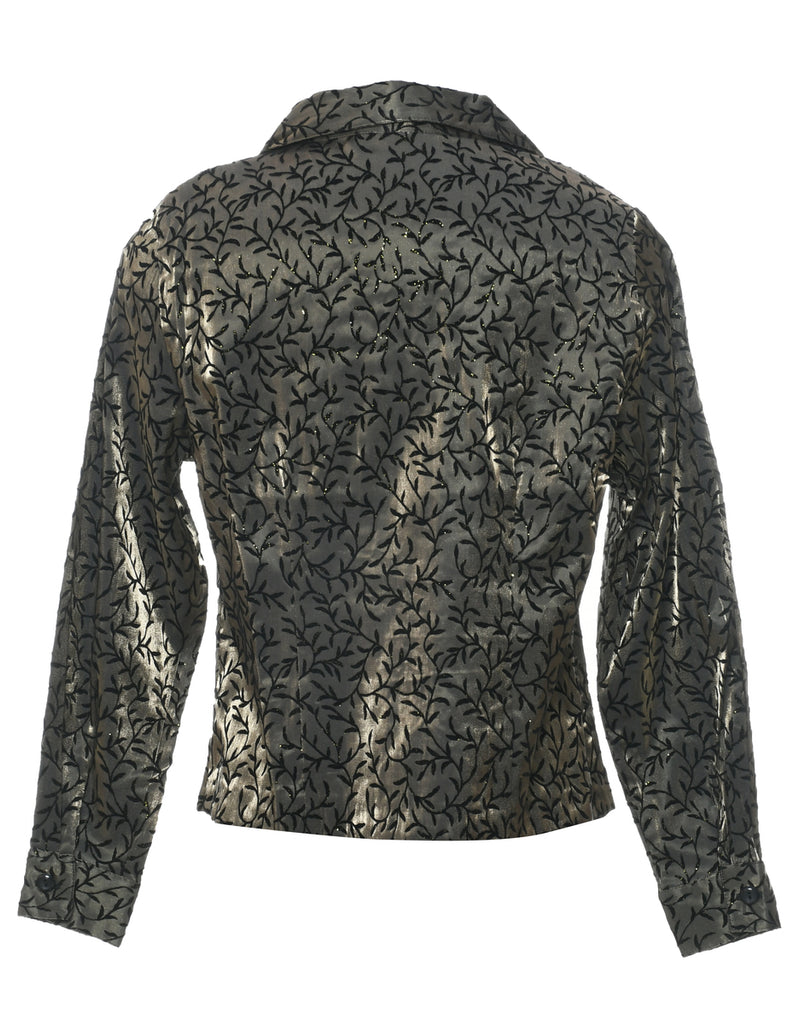 Devore Design Evening Blouse - M