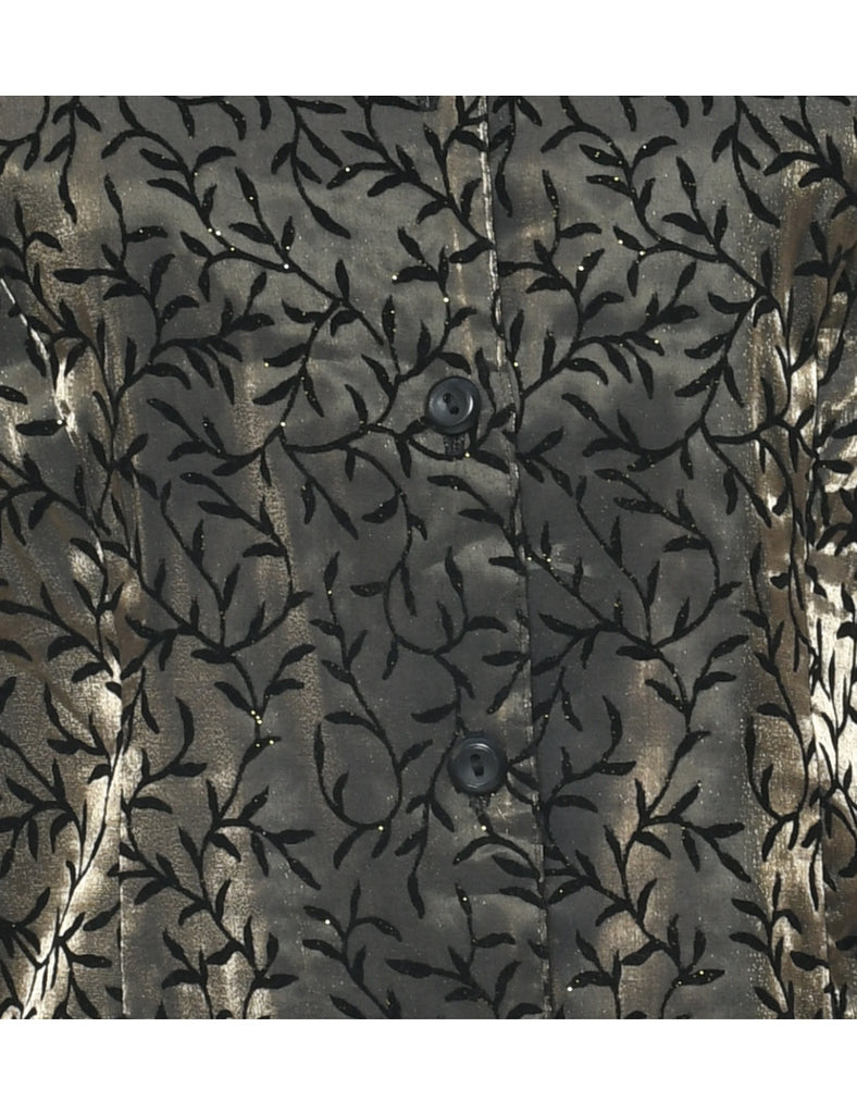 Devore Design Evening Blouse - M