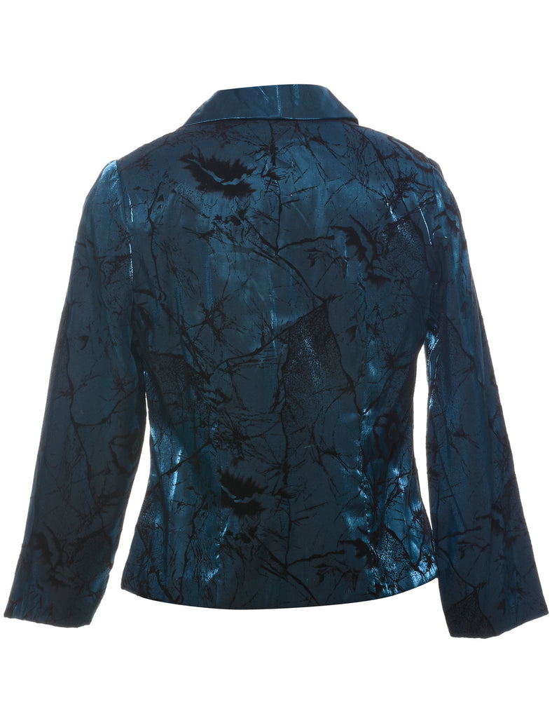 Devore Metallic Evening Jacket - M